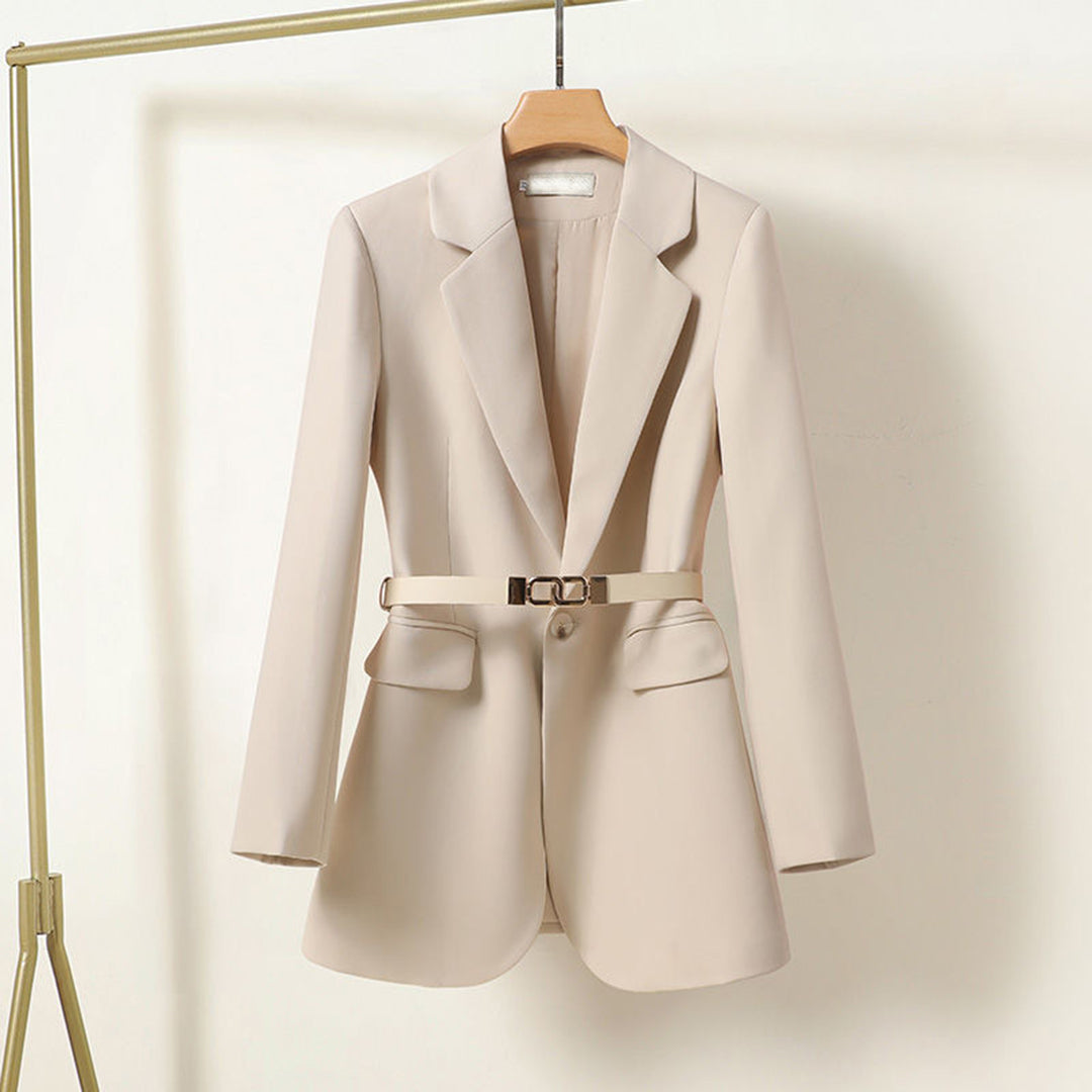 Elayne Lange Blazer met Riem – Tijdloze Elegantie voor de Moderne Vrouw