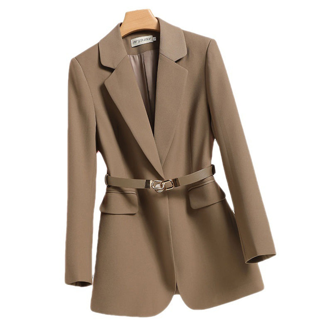 Elayne Lange Blazer met Riem – Tijdloze Elegantie voor de Moderne Vrouw