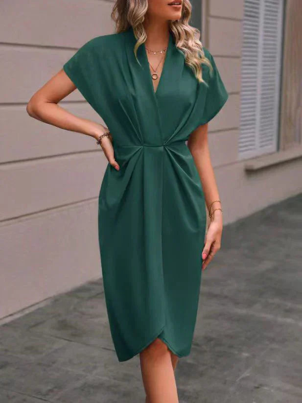 Elegante Wikkel Jurk Dames – Flatterend & Tijdloos
