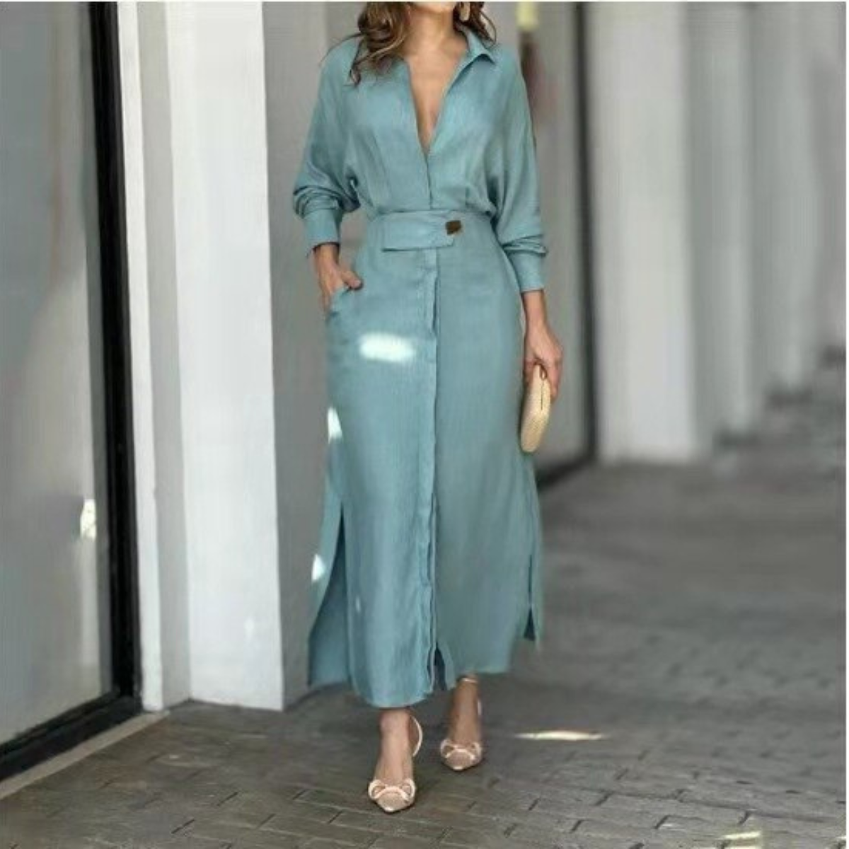 Amélie Maxi Dress – Eenvoud, Elegant en Onweerstaanbaar Stijlvol