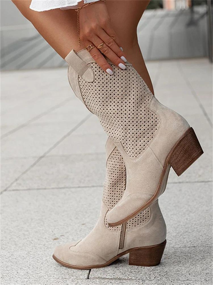 Rheya – Witte Dames Cowboylaarzen met Western Flair