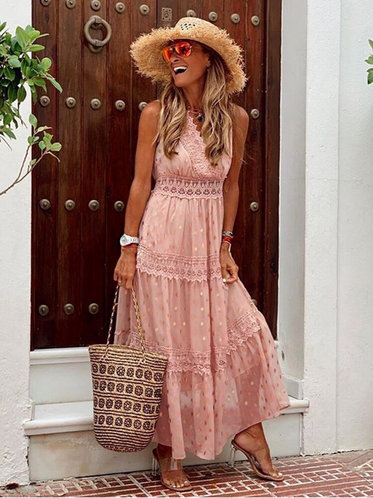 Saphielle – Luchtige boho-jurk met Ibiza flair