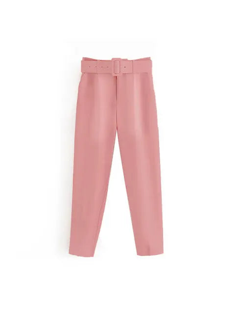 Selvara – Dames Tweedelige Business Set met Blazer & Slim-Fit Broek