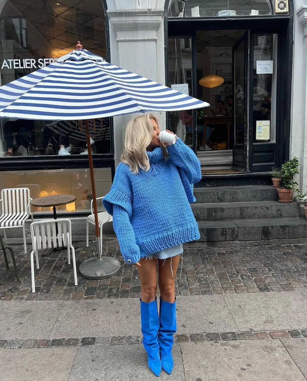 Elayne Oversized Knit – Comfort en Karakter in één Statement Trui