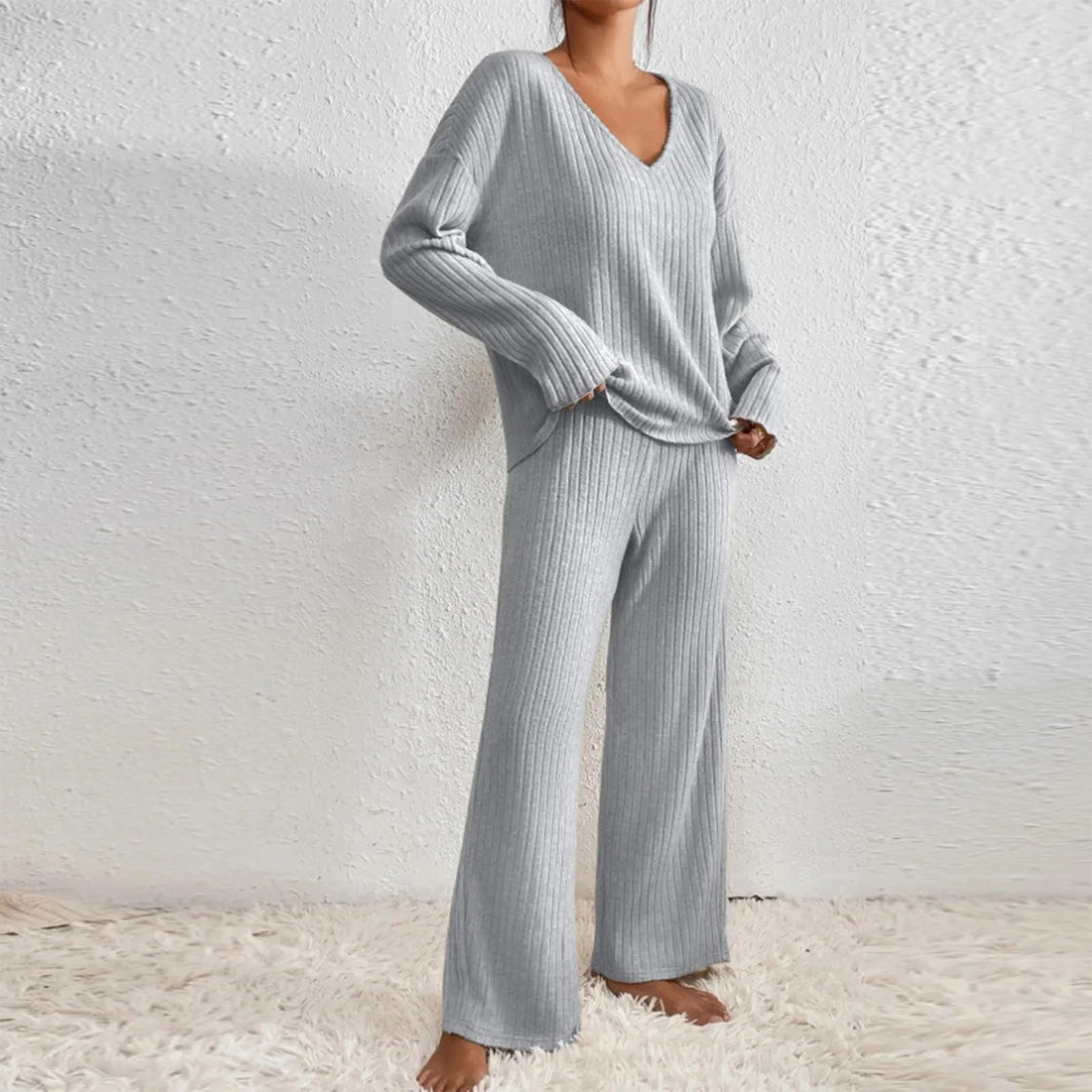 Selvianne – Knit Set met Tijdloze Herfst/Winter Charme