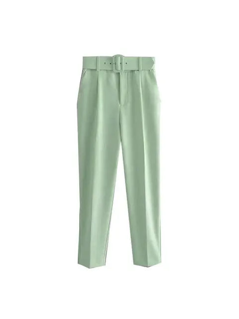 Selvara – Dames Tweedelige Business Set met Blazer & Slim-Fit Broek