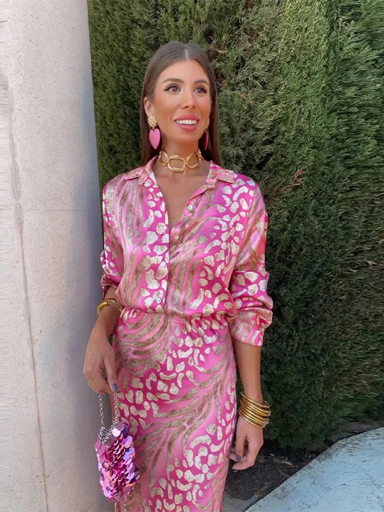 Elvarine – Luxe zomerset met elegante lange mouwen voor dames