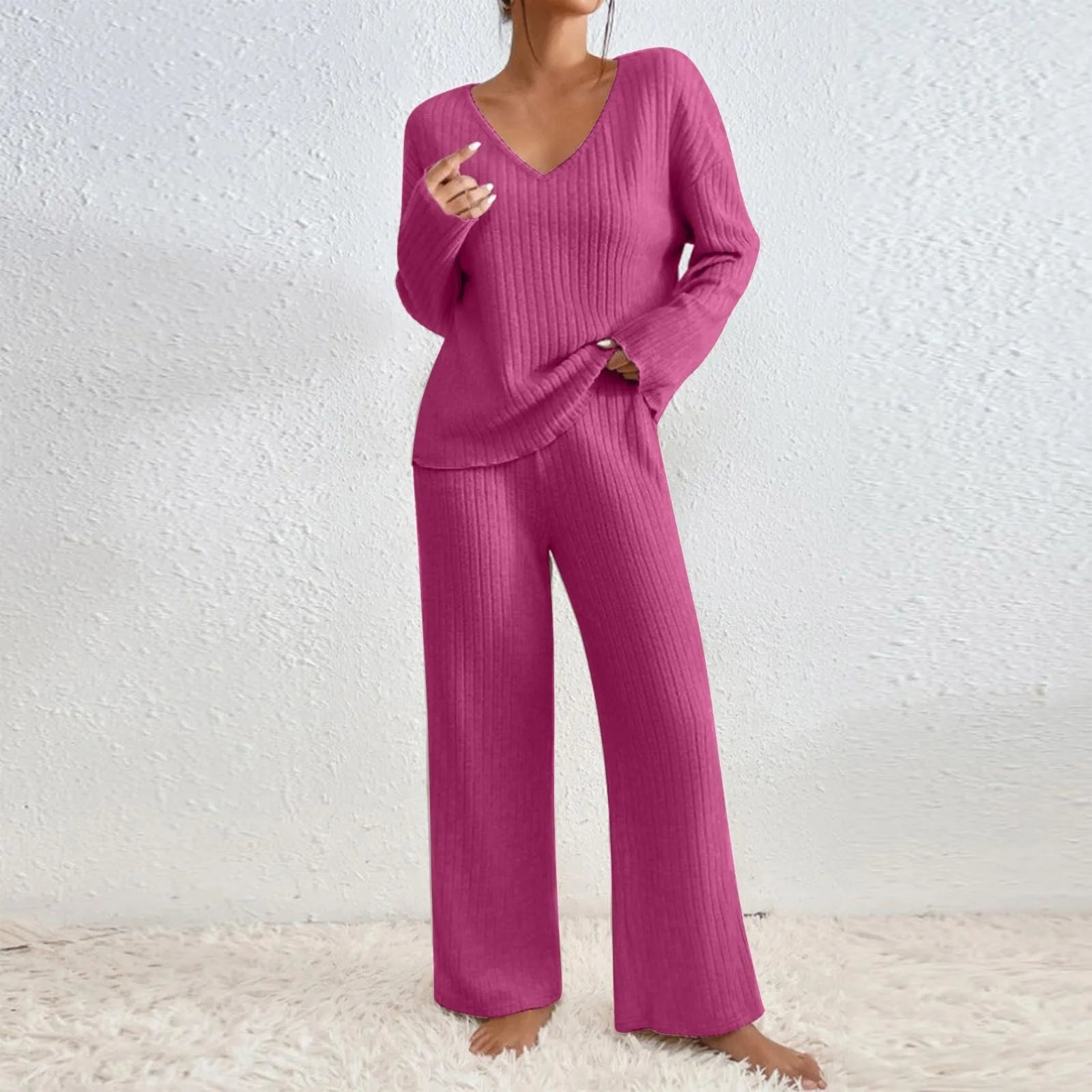 Selvianne – Knit Set met Tijdloze Herfst/Winter Charme