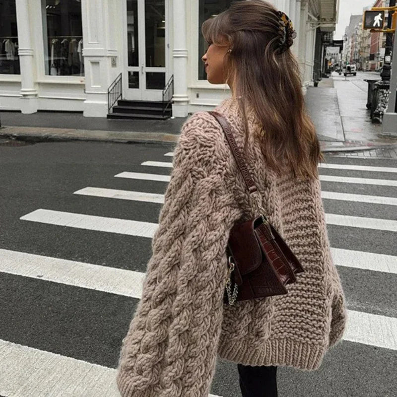 Eline Oversized Trui – Warm, Zacht & Tijdloos Stijlvol