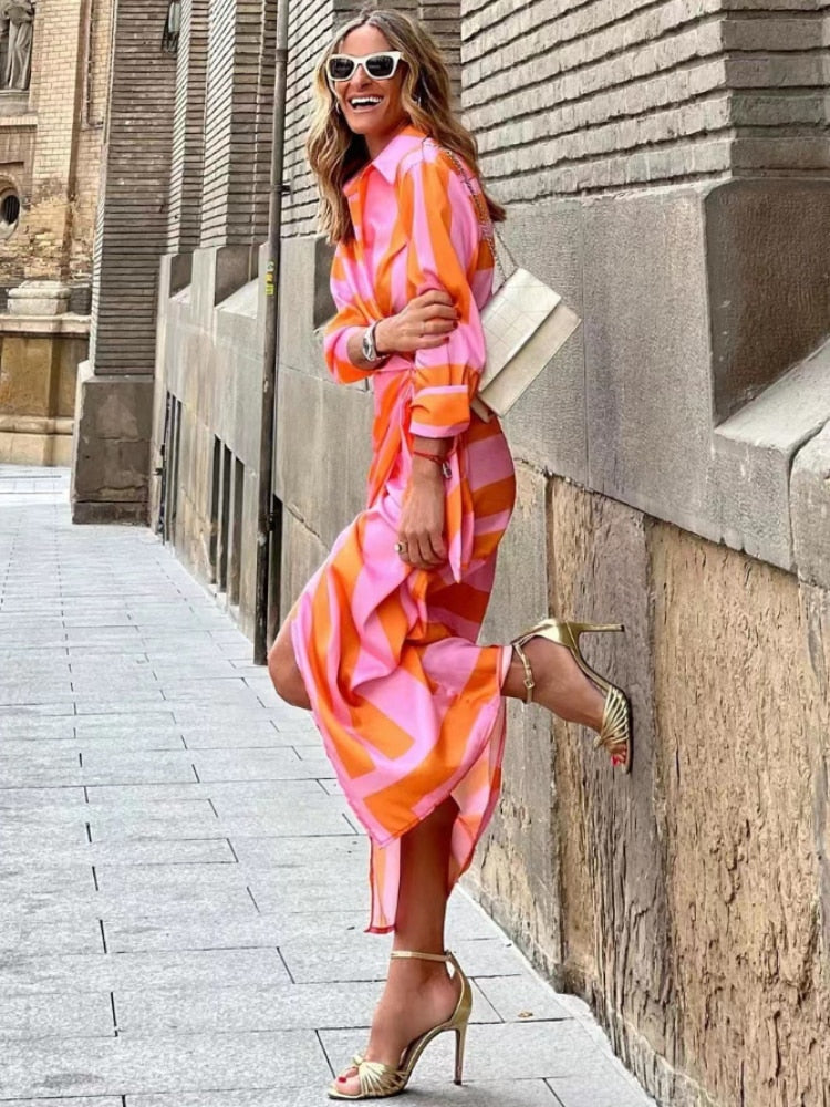 Wikkel Jurk Dames met Kraag – Elegant & Flatterend
