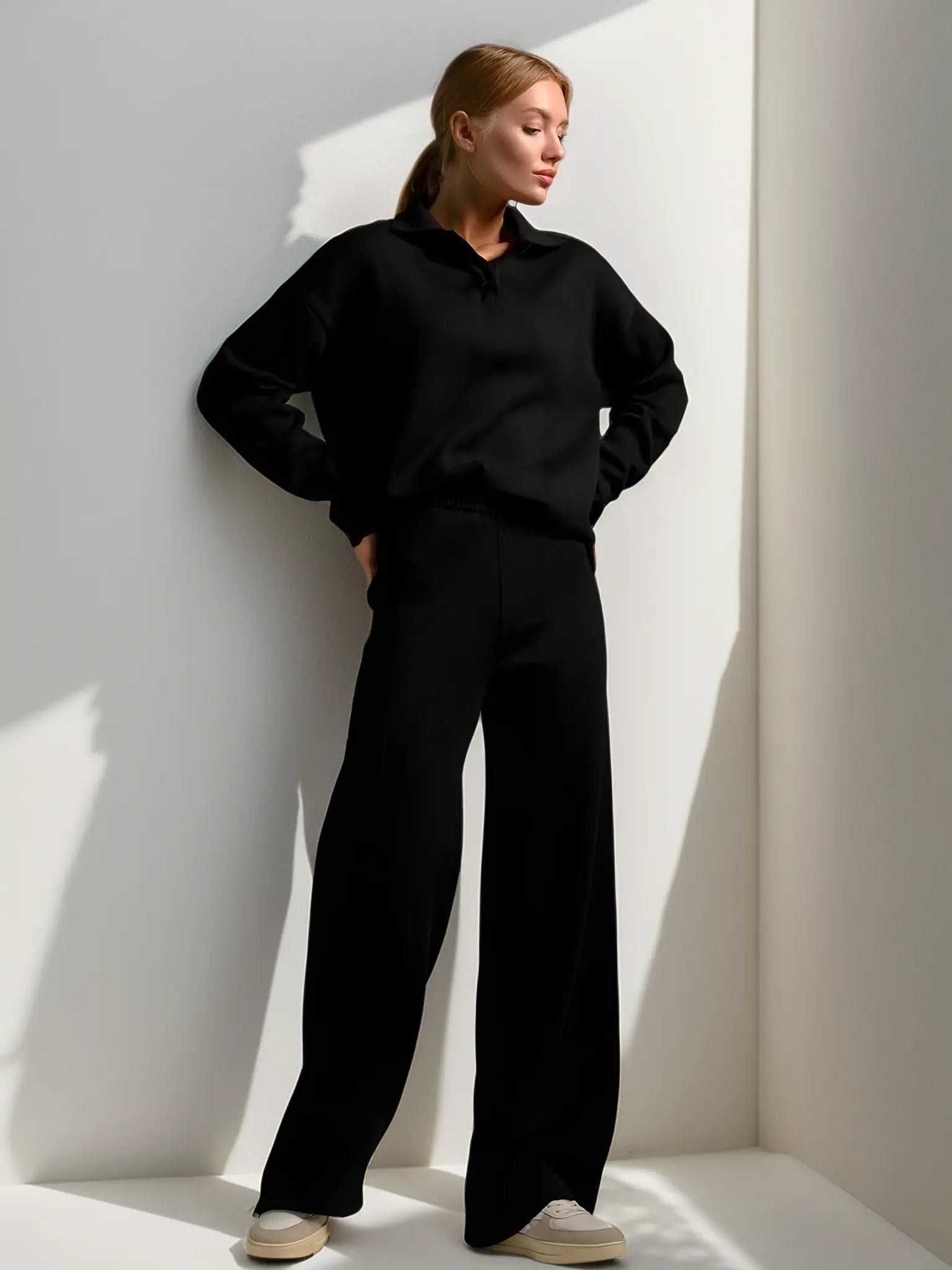 Aveline Cozy Lounge Set – Zachte Tweedelige Dames Set met Luxe Comfort