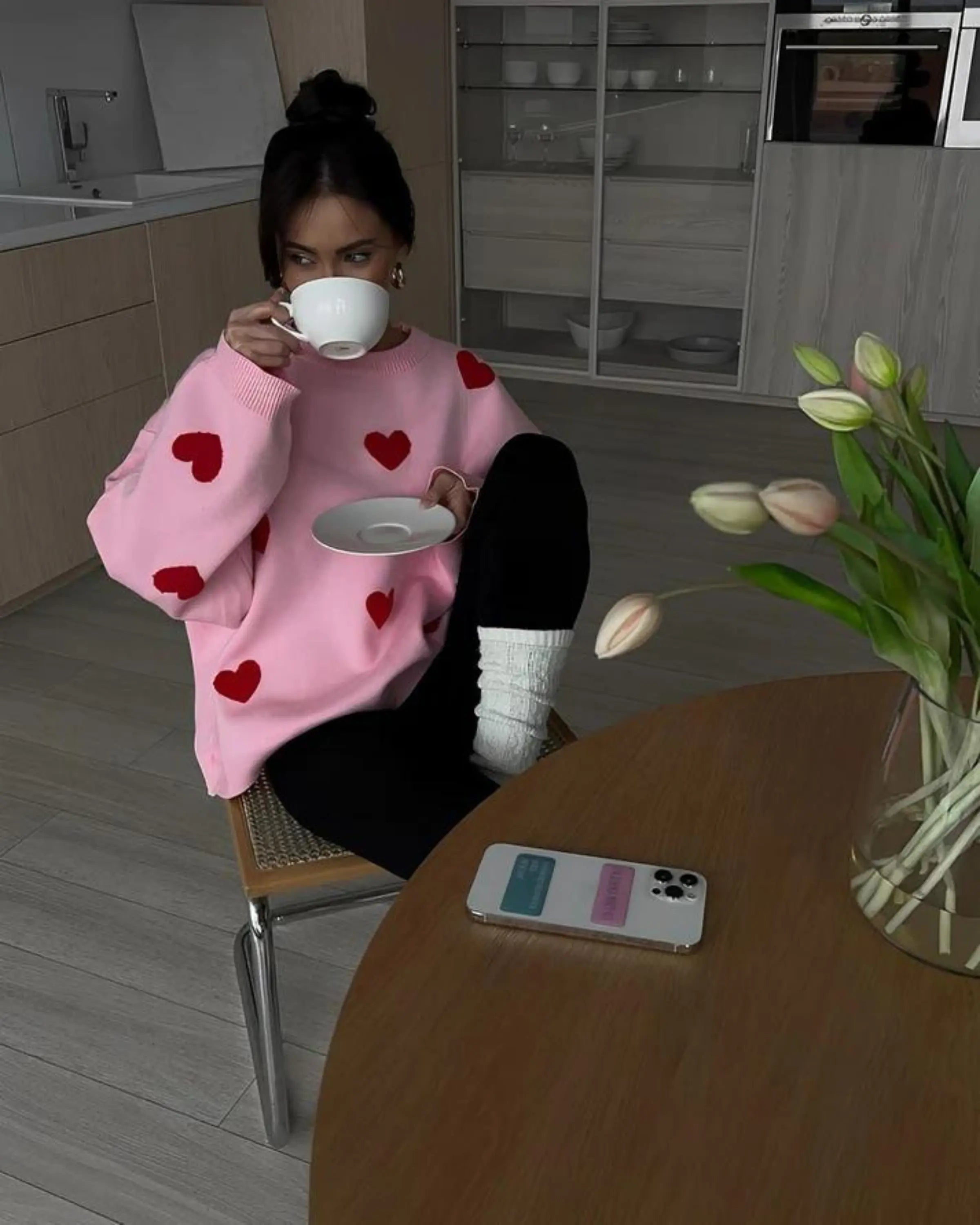 Noelle Cozy Knit Sweater – Warmte, Stijl en Zelfvertrouwen in Één