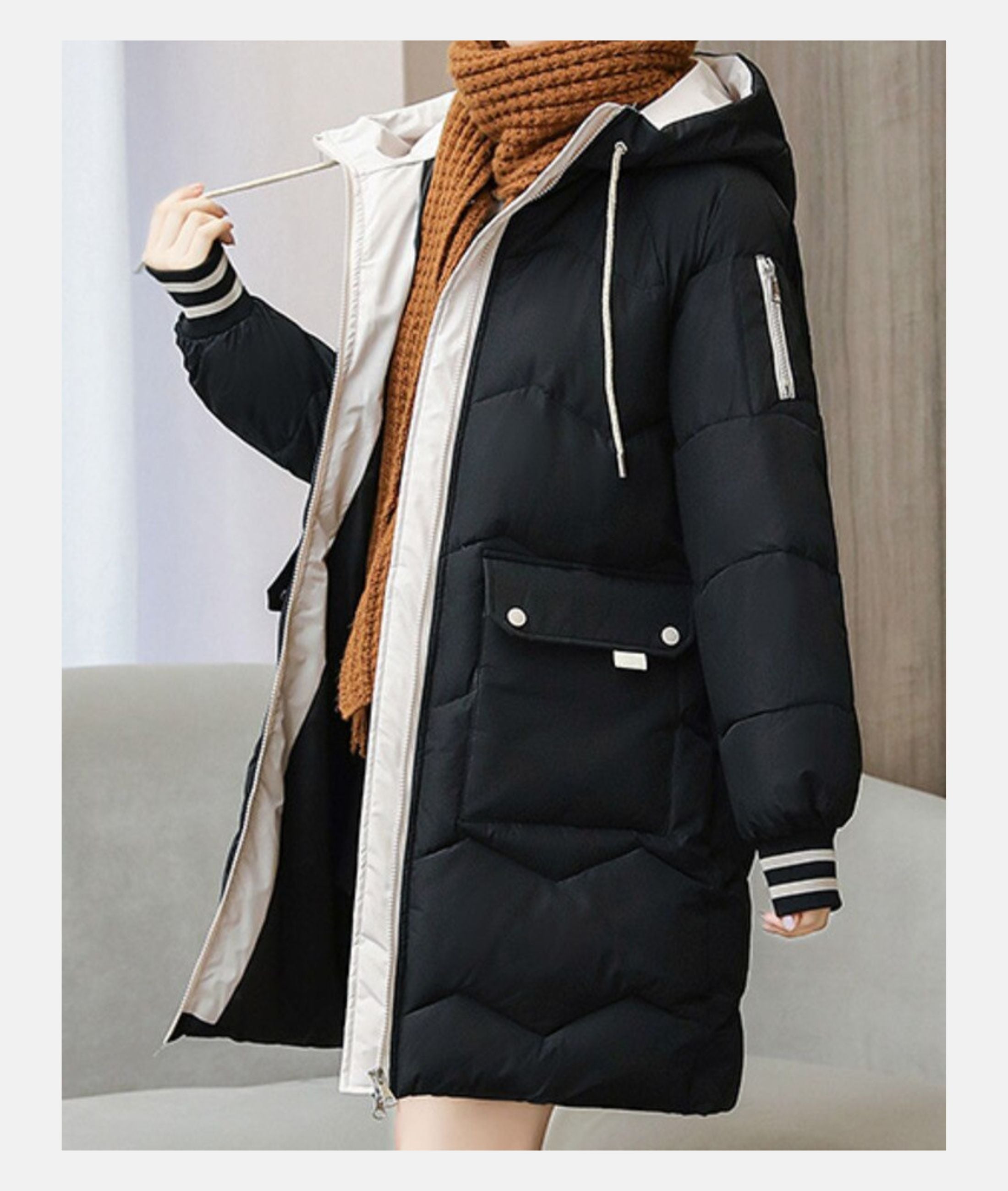 Mireille Winter Coat – Luxe Warmte met Tijdloze Elegantie