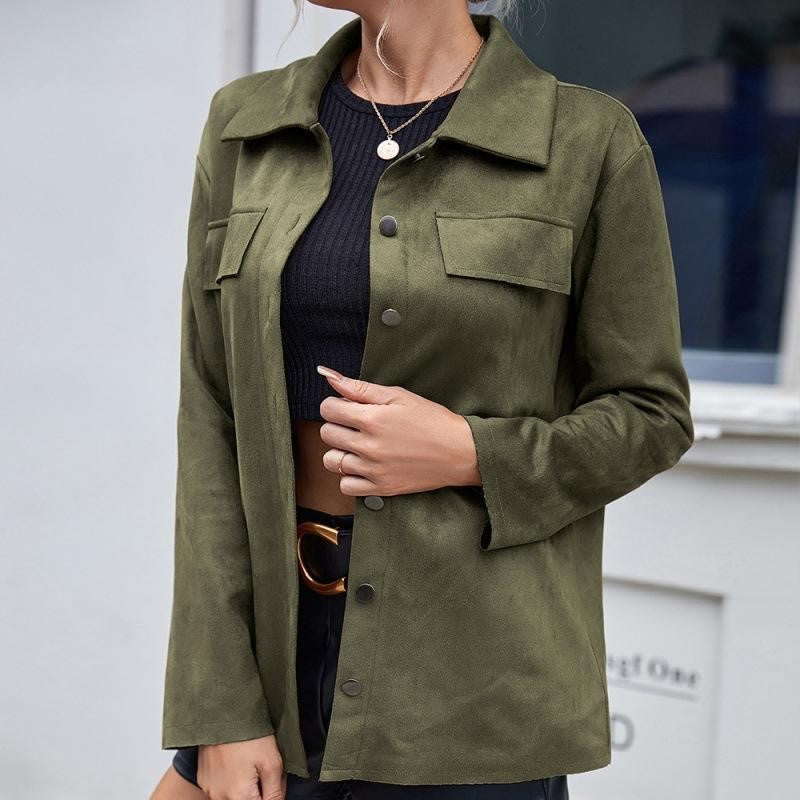 Noorine – Suède Damesjas met Luxe Look en Tijdloze Pasvorm