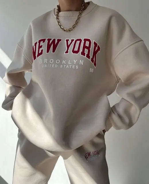 Marélle New York Co-ord Set – Stijlvol Comfort in een Moedige Look