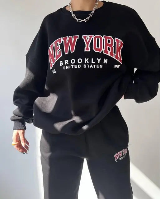 Marélle New York Co-ord Set – Stijlvol Comfort in een Moedige Look
