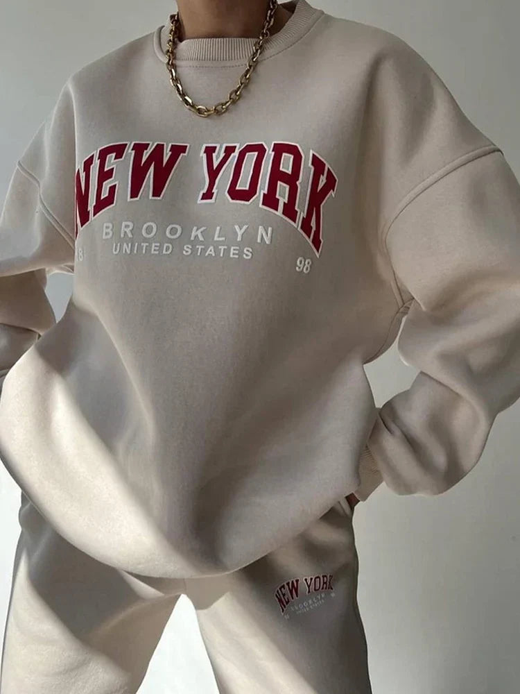 Marélle New York Co-ord Set – Stijlvol Comfort in een Moedige Look