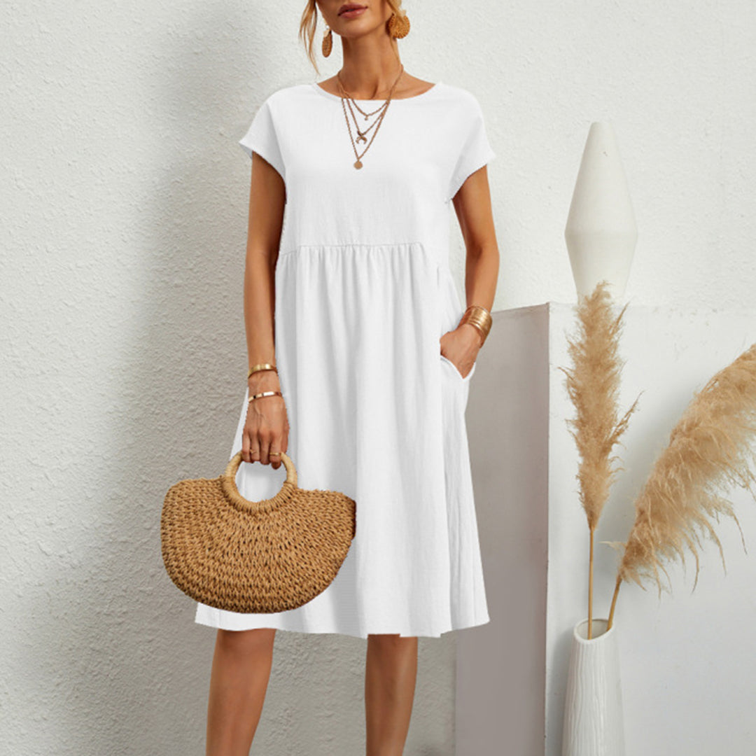 Valoria – Elegante dames zomerjurk met luchtige pasvorm