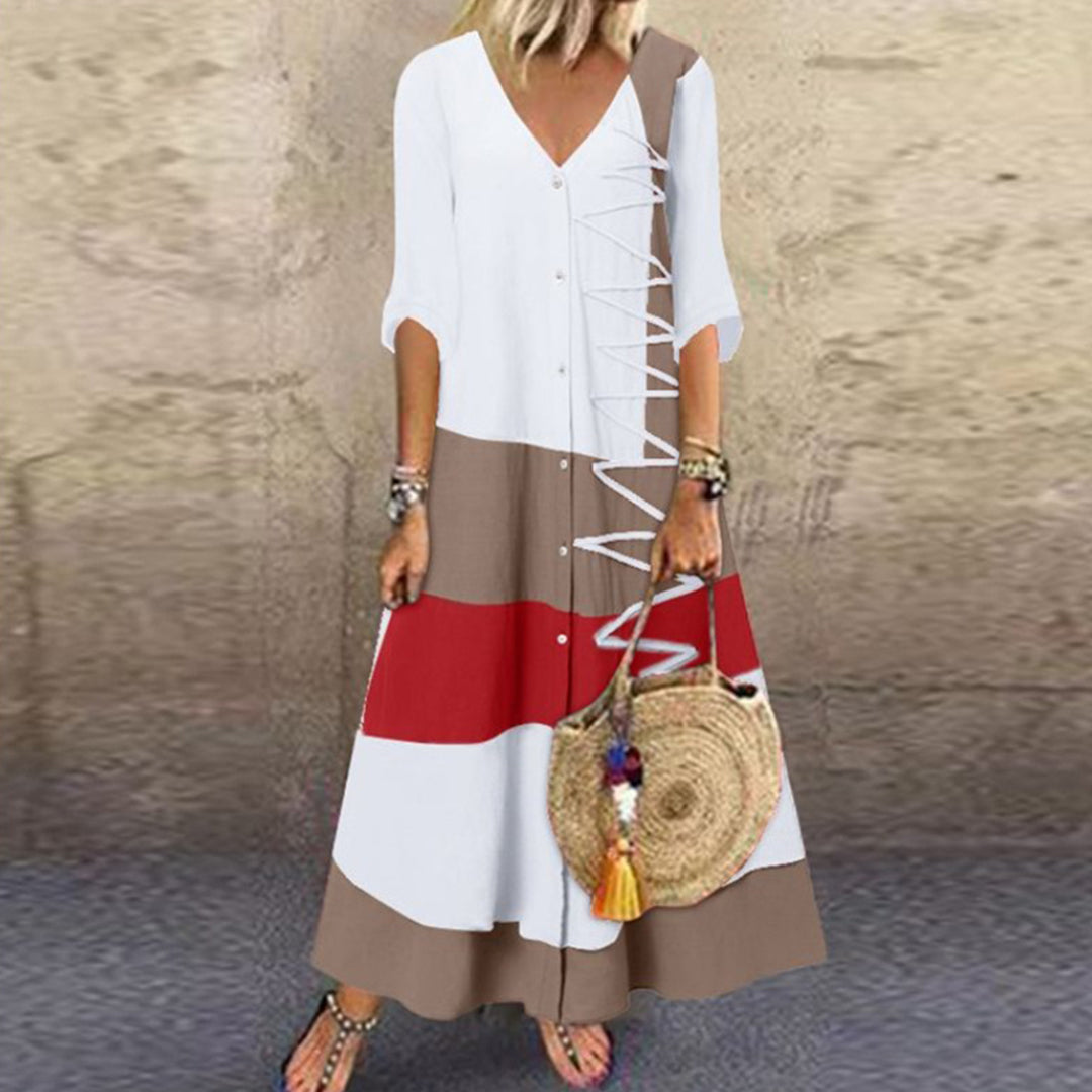 Marisselle – Casual damesjurk met subtiele details en volwassen charme