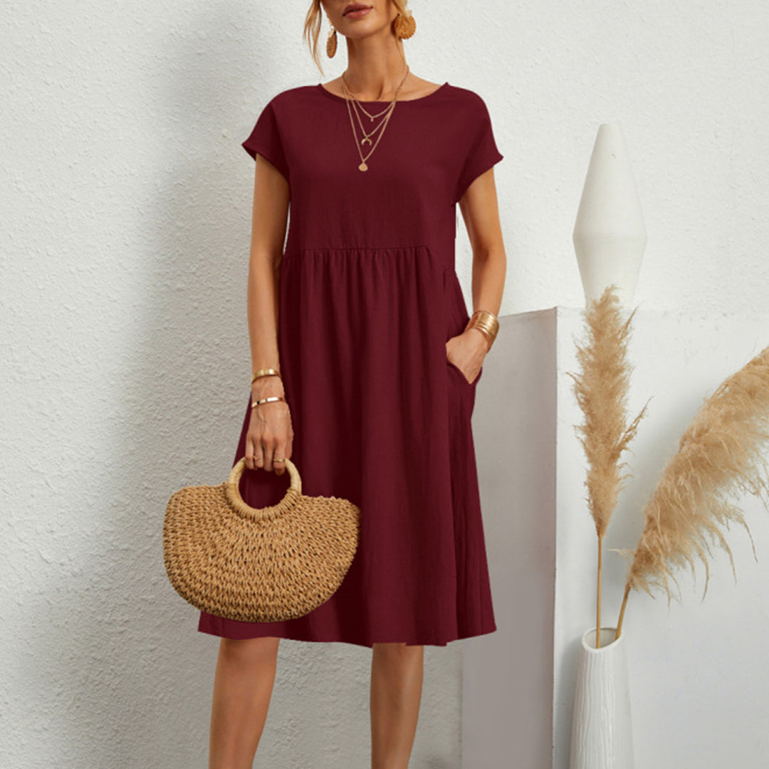 Valoria – Elegante dames zomerjurk met luchtige pasvorm
