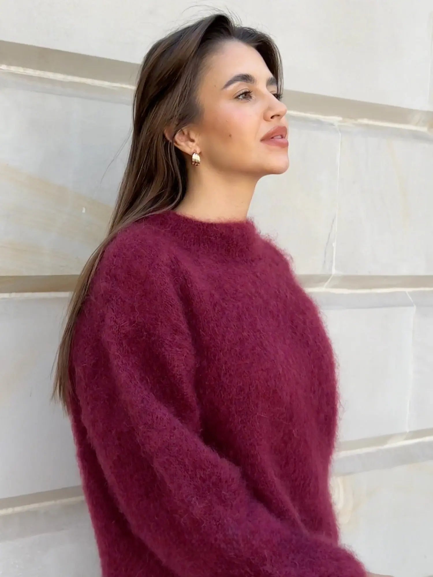 Aurevelle Mohair Trui – Tijdloze Zachtigheid met Verfijnde Luxe