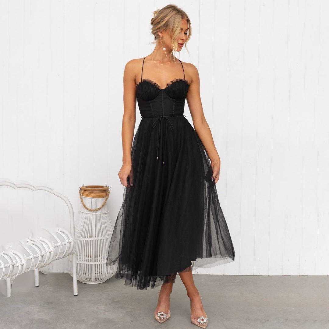 Midi Jurk Dames Elegant met Flatterende Pasvorm