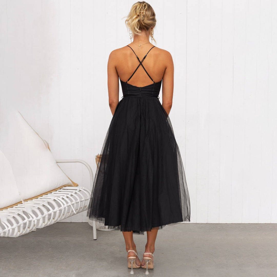 Midi Jurk Dames Elegant met Flatterende Pasvorm