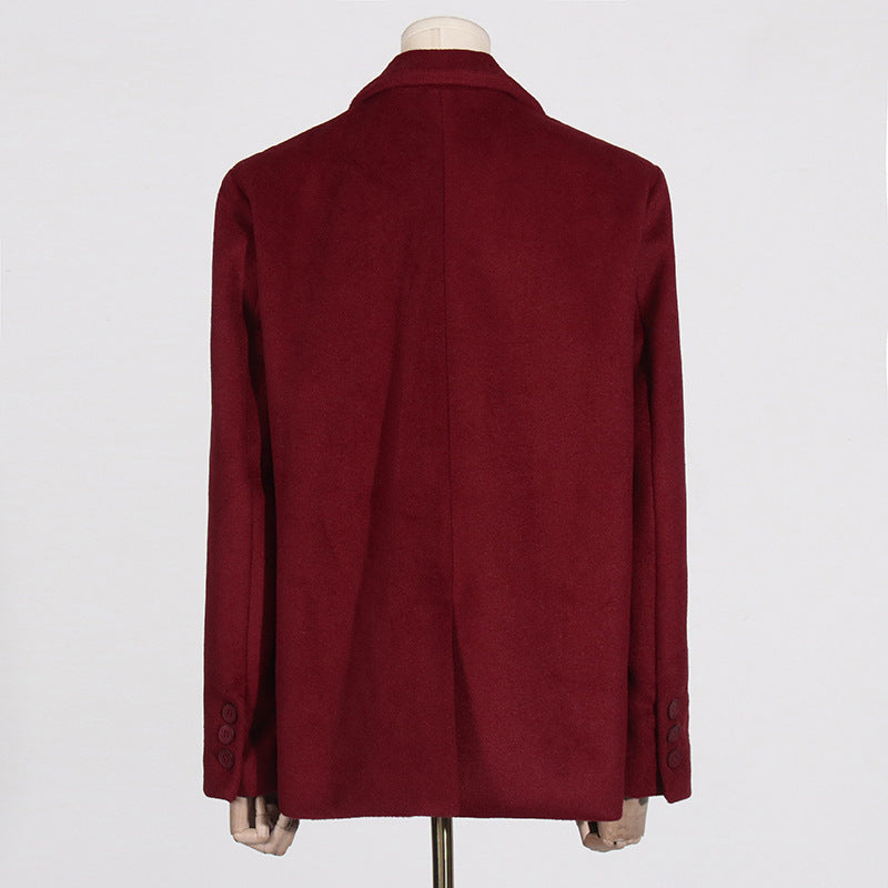 Alenya Wollen Damesjas met Ceintuur – Tijdloze Elegantie & Luxe Warmte