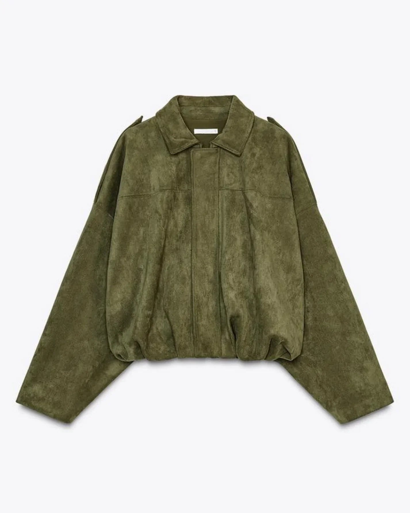 Noémie Suède Oversized Jas – Tijdloze Luxe in een Ontspannen Silhouet