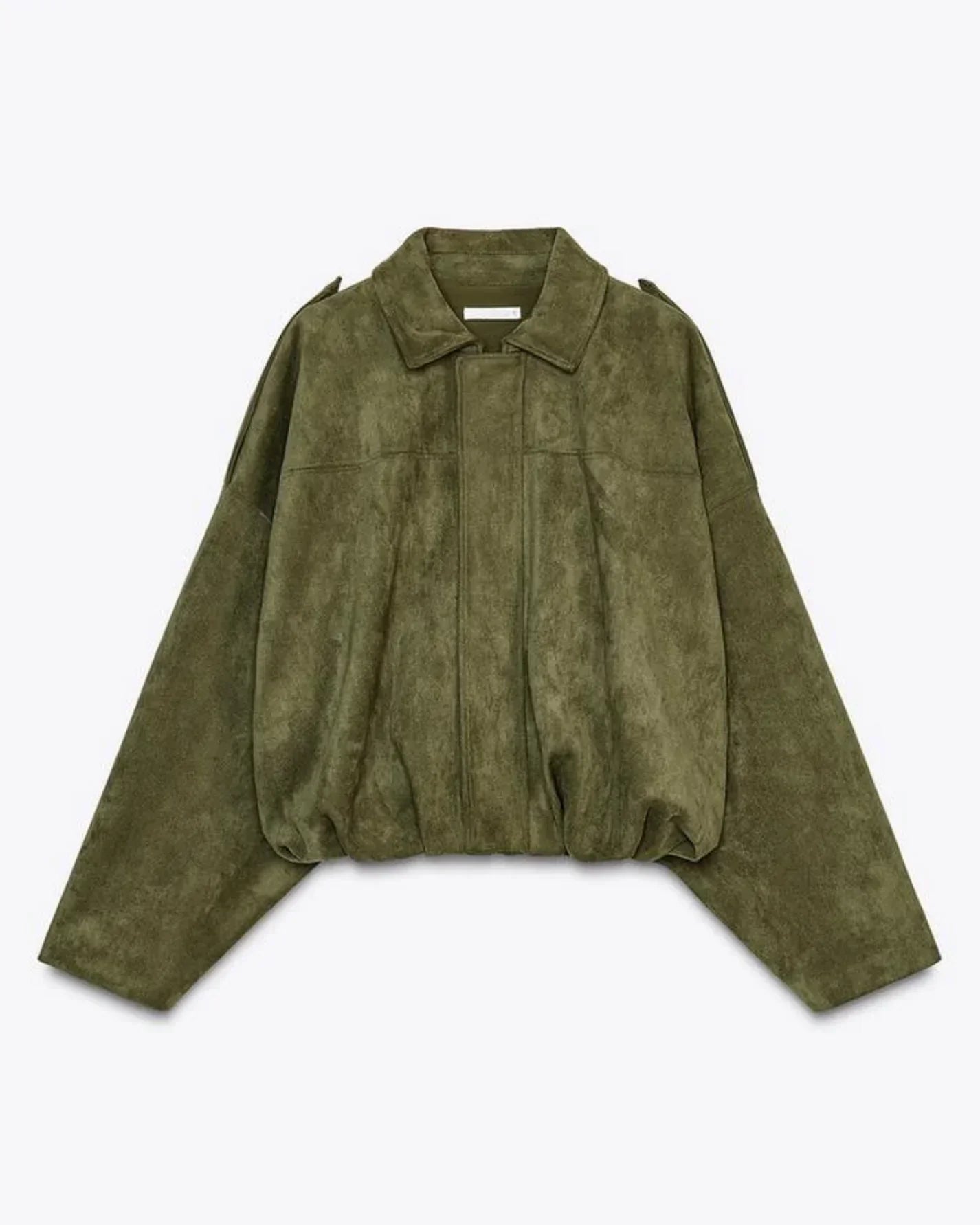 Renelle – Oversized dames suède jas met moderne city-chic uitstraling