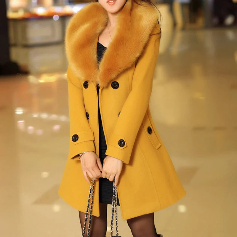 Marisol Winter Coat – Oversized Damesjas met Tijdloze Warmte en Elegantie