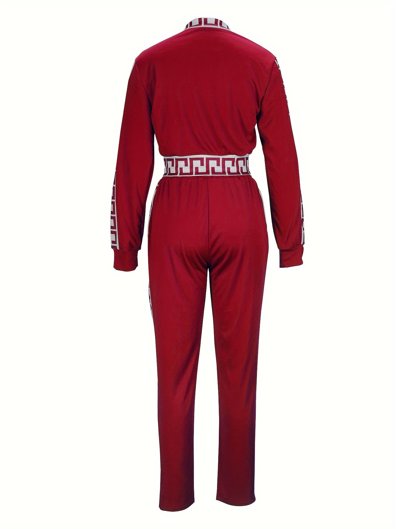 Noelle Set – Moderne Tweedelige Set met Subtiele Printdetails