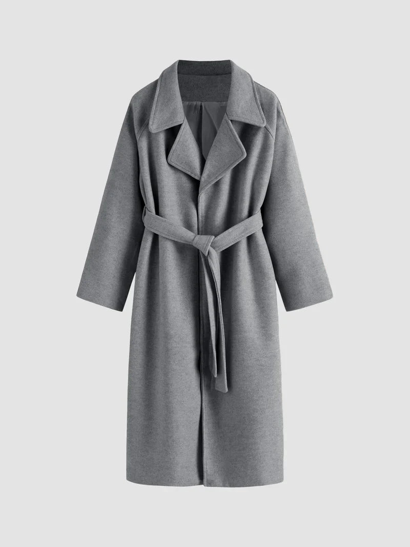 Lange Wollen Manteljas Dames – Tijdloos & Warm