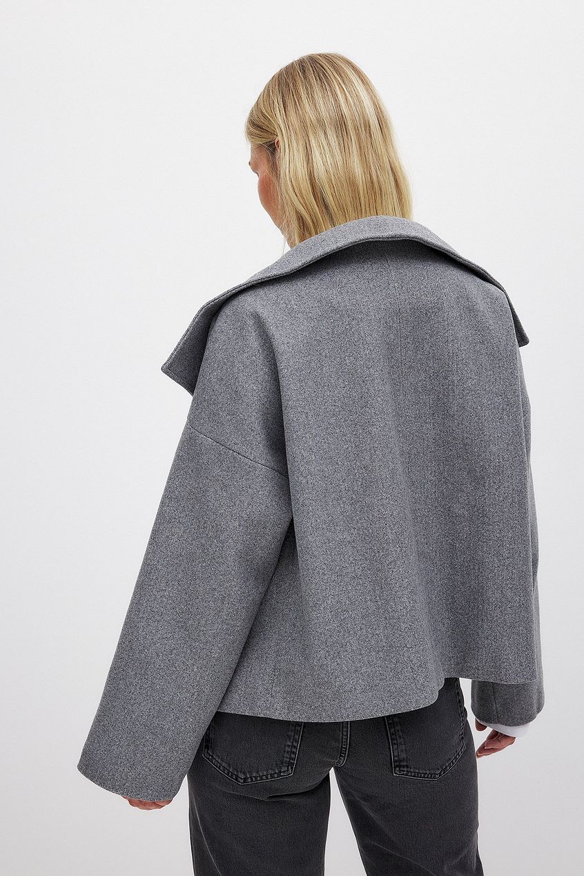 Isalynn – Wolblend winterjas met dubbele knoopsluiting voor dames