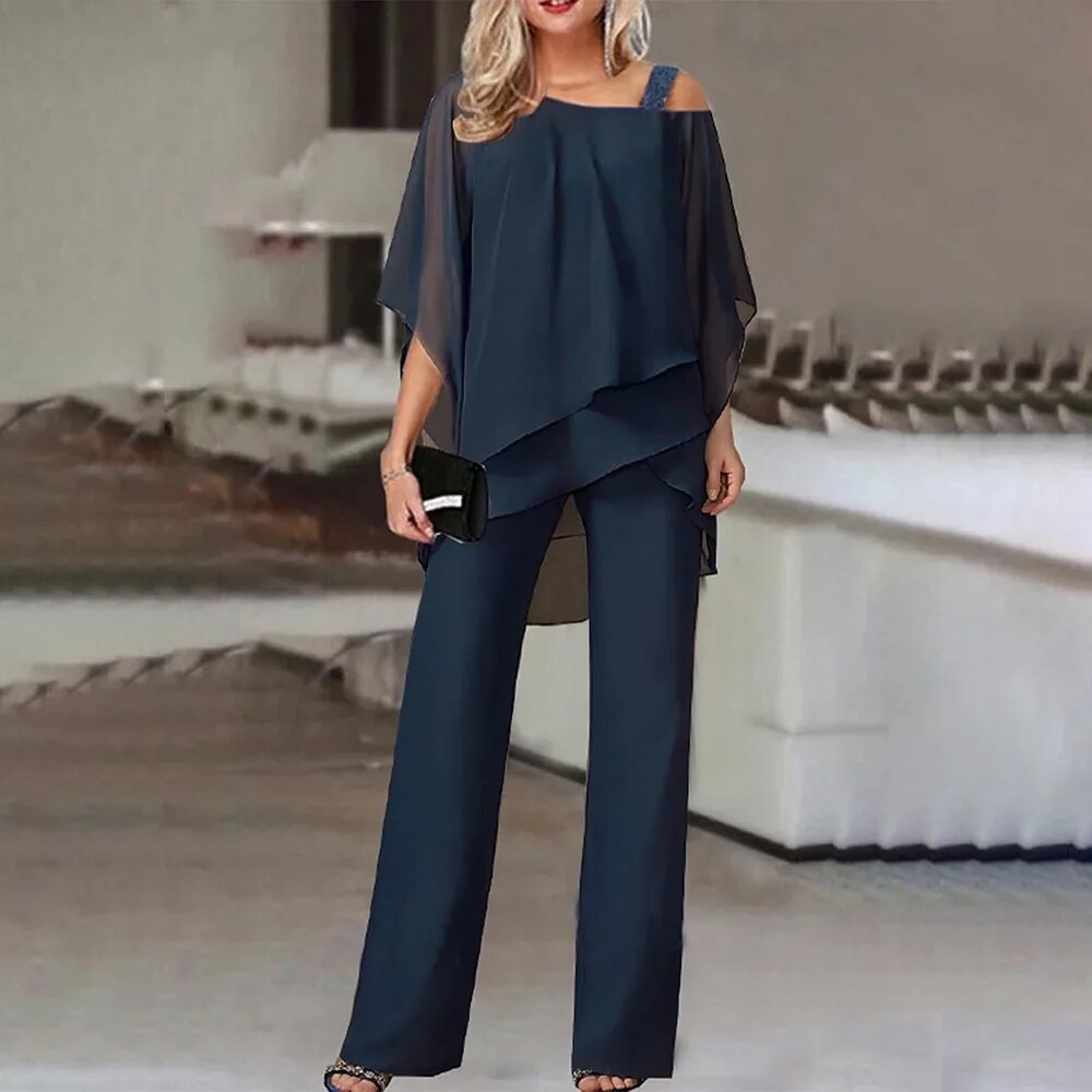 Mariselle – Tweedelige zomeroutfit met elegante top en luchtige broek