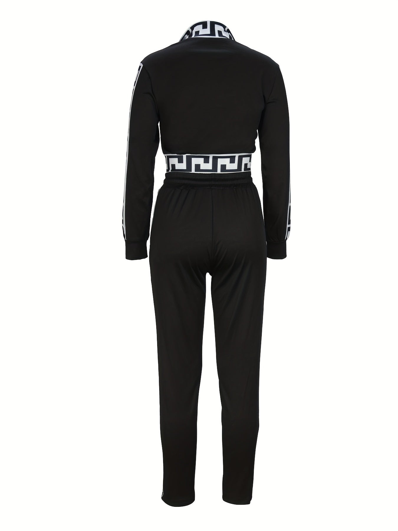 Noelle Set – Moderne Tweedelige Set met Subtiele Printdetails