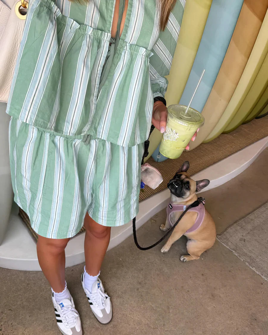 Elioréa – Zachte zomerset met top en short voor een elegante, luchtige look