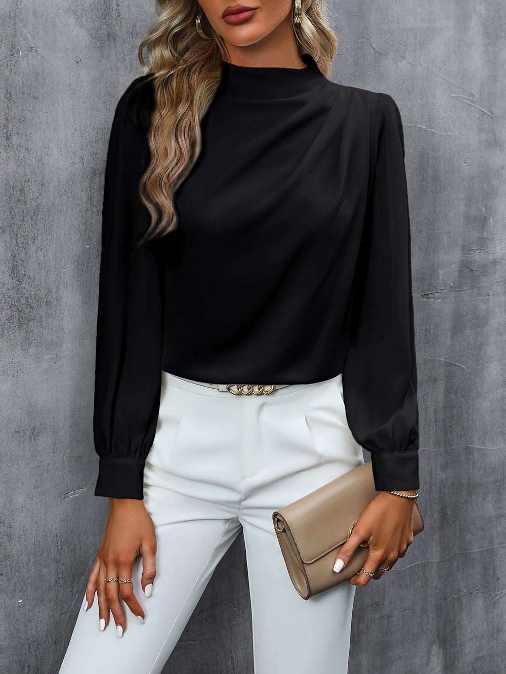 Savirae – Gegolfde Blouse voor Dames | Elegant, Vrouwelijk & Veelzijdig
