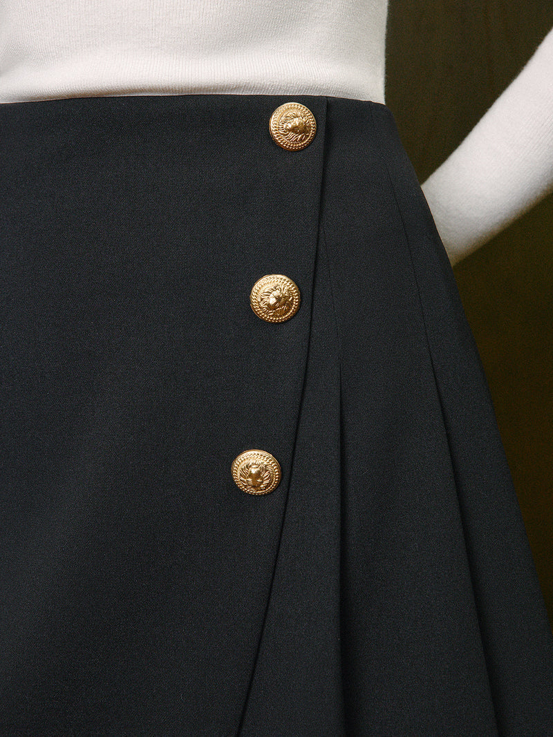 Celeste – Elegante Plissé Rok met Moderne Details