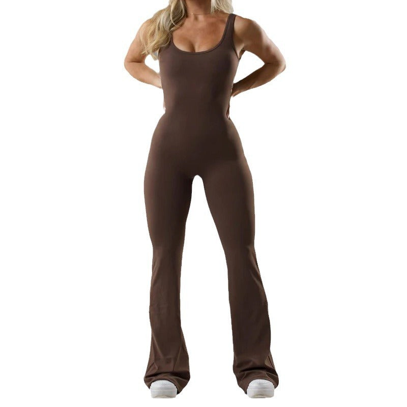 Strakke Yoga Bodysuit – Casual Hollow Naadloze Dameskleding
