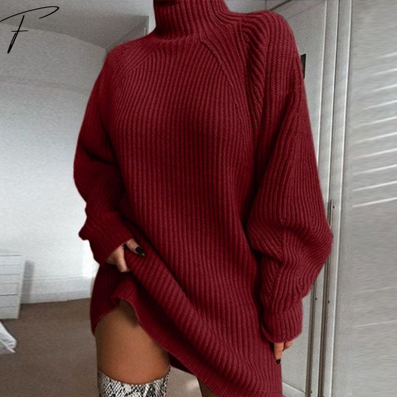 Noelle Sweaterjurk – Elegantie & Comfort in één Herfstfavoriet