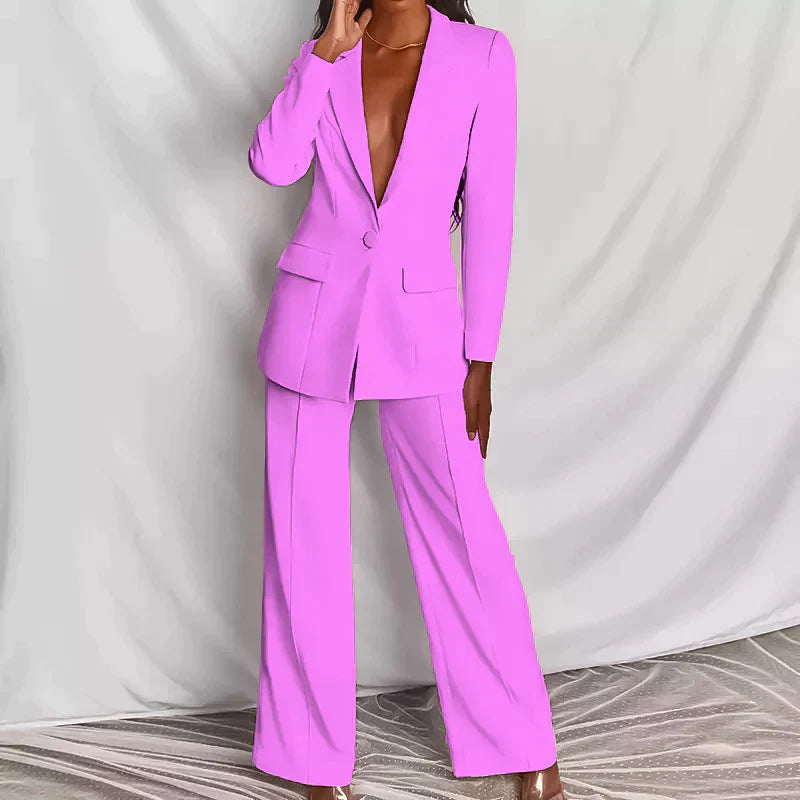 Amalthea - Stijlvolle Dames Anzug Set met Elegante Snit en Ideale Pasvorm voor Diverse Gelegenheden