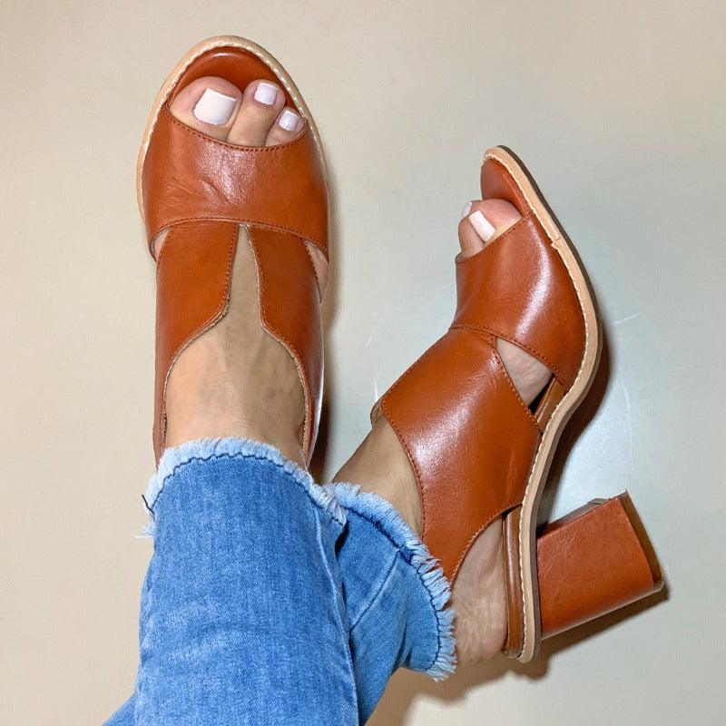 Mirelda – Elegante Leren Sandalen met Tijdloos Design en Comfortabele Pasvorm