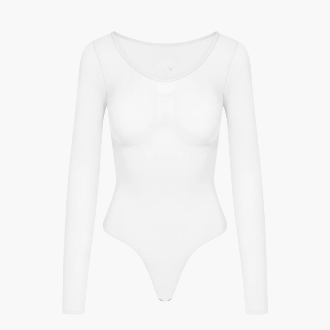 Alivienne – Naadloze shaping bodysuit met lange mouwen voor dames