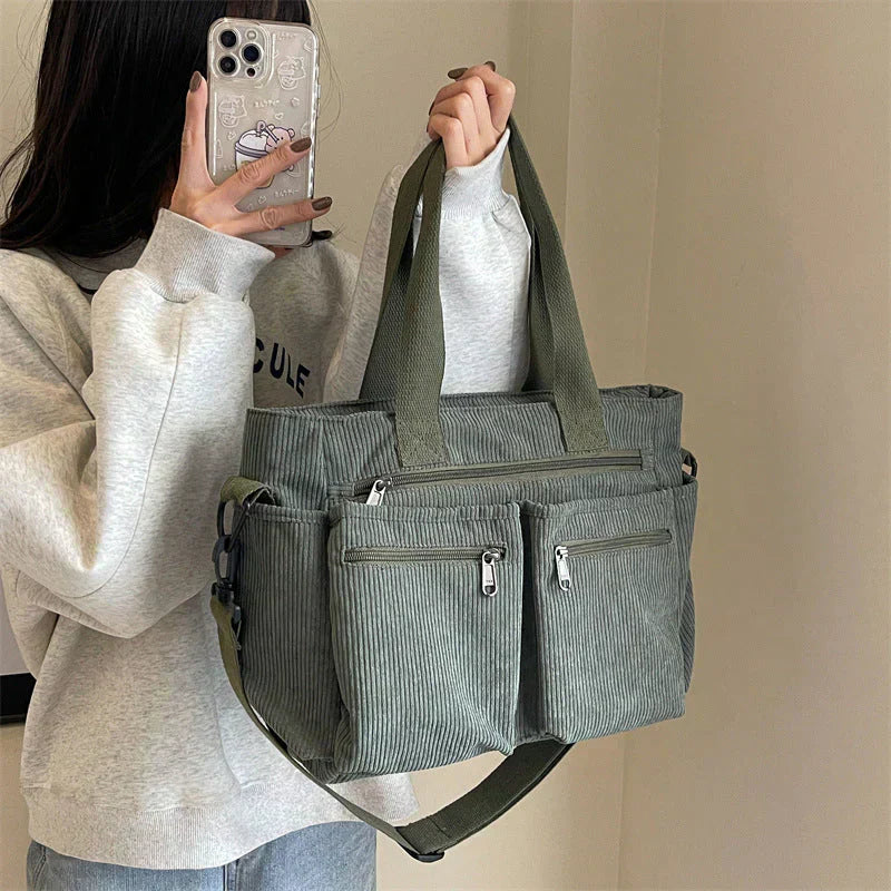 Éloenne – Luxe Dual-Zip Schoudertas voor Elke Dag