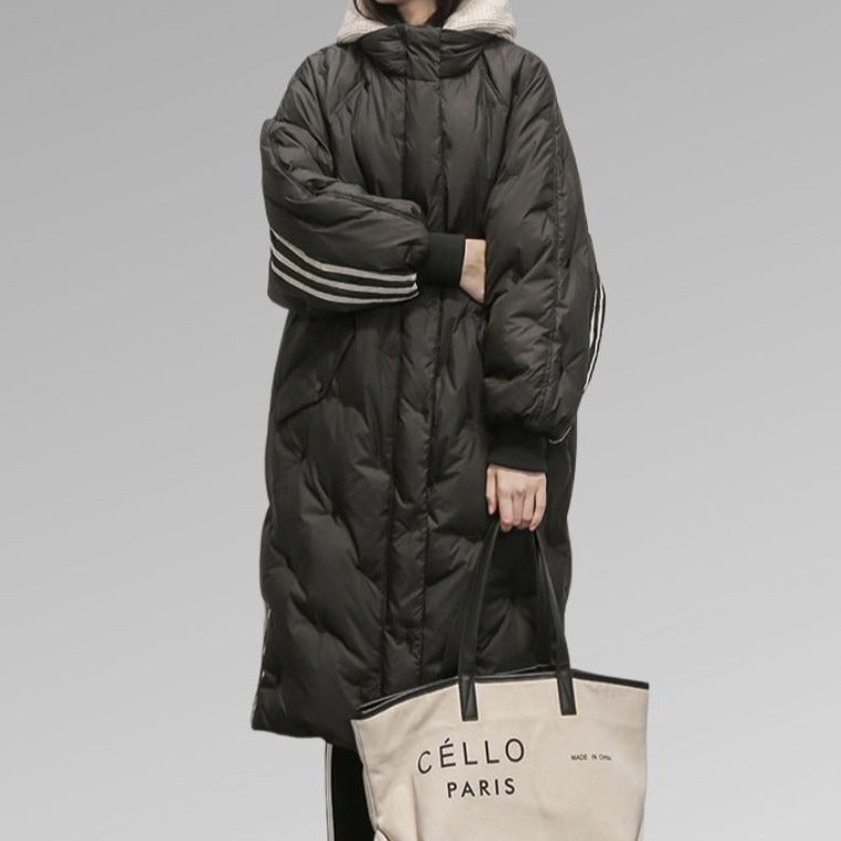 Elowen Lange Winterjas – Luxe Warmte met Tijdloze Verfijning