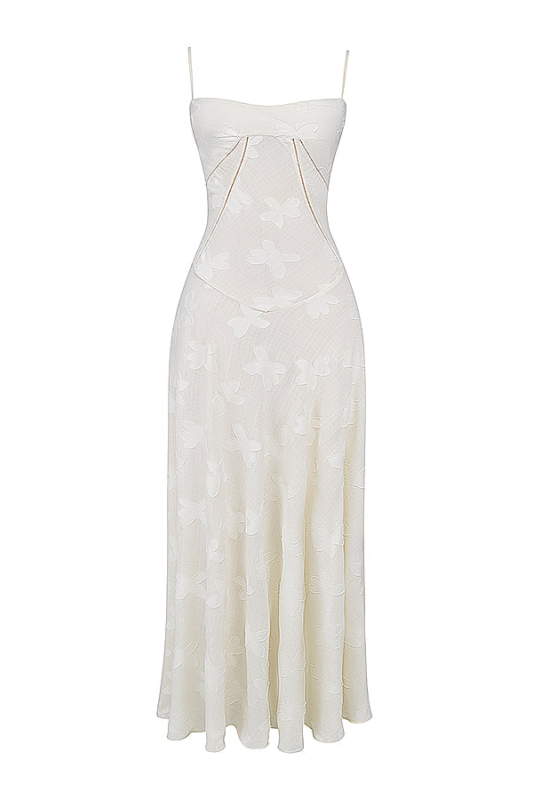 Seraphina - Stijlvolle Maxi Jurk van Luxe Viscose met Verfijnde Details