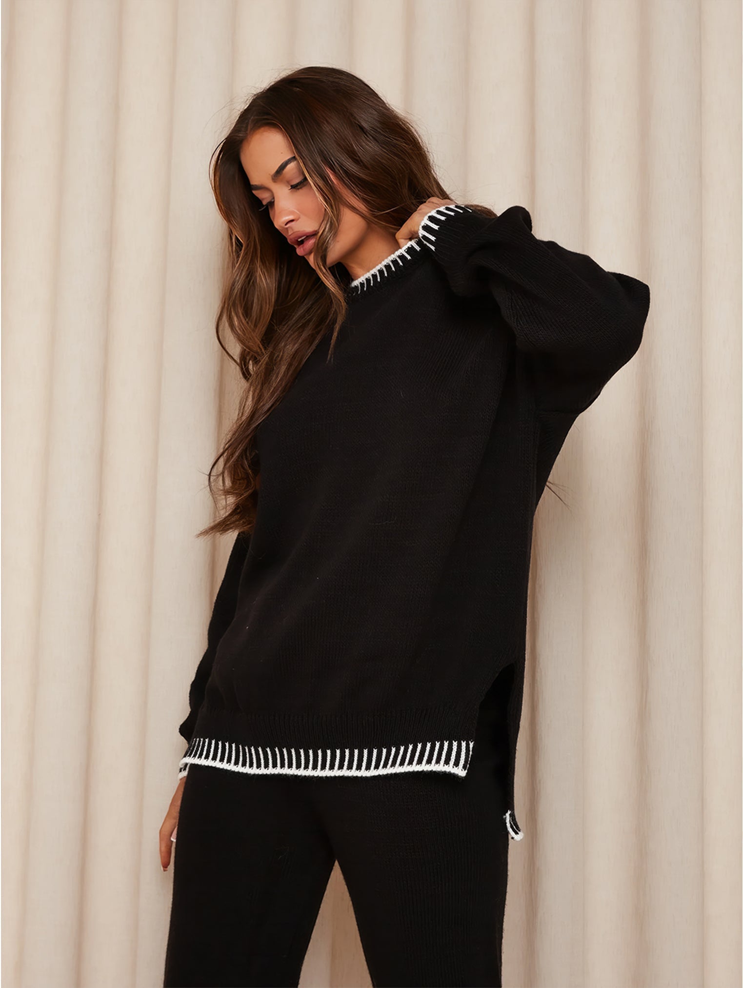 Aurelia – Gestreepte Knit Set voor Dames, Comfortabel & Chic voor Herfst en Winter