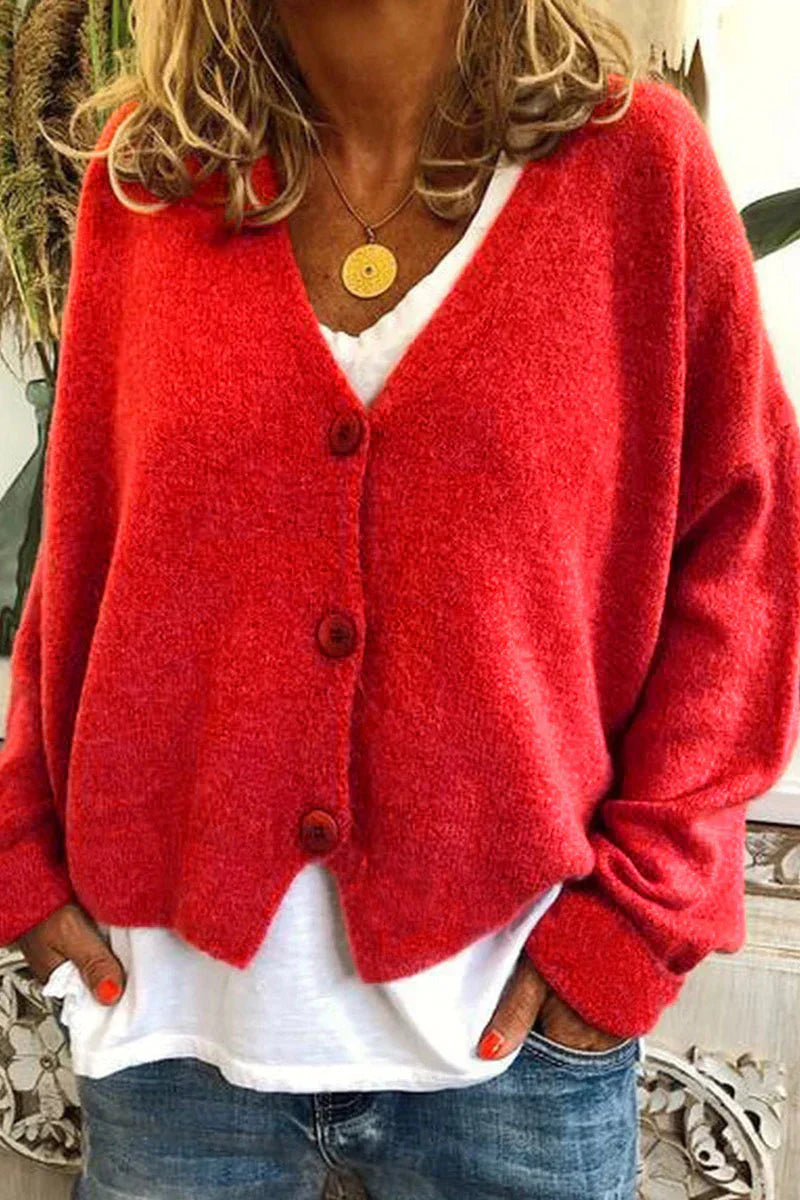Vianne Gebreide Cardigan – Tijdloze Klasse met Ultiem Comfort