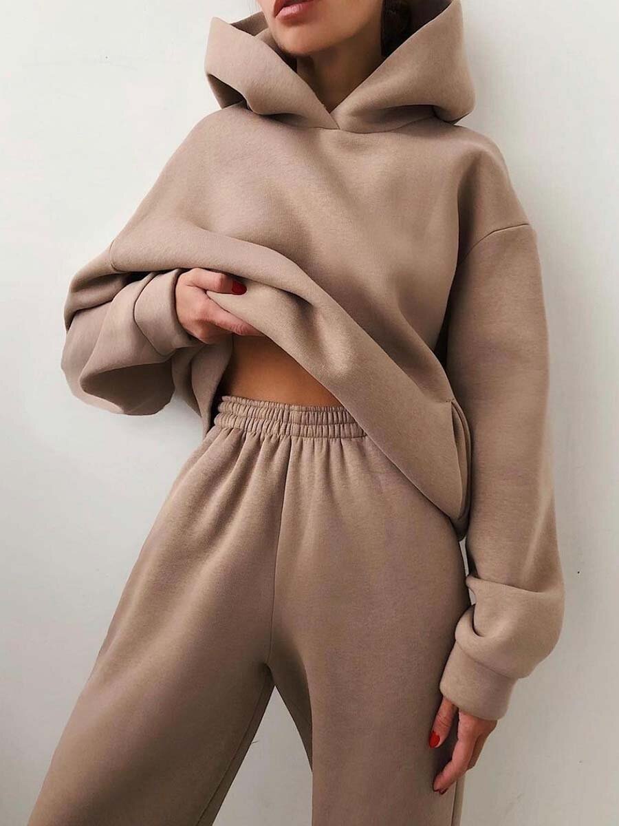 Nymara – Oversized Joggingpak met Hoodie en Sweatpants